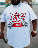 Plus Size White Big Time T-Shirt